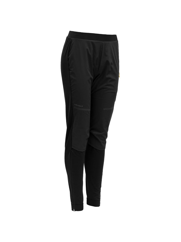 W RUNNINGMERINO COVER PANTS in Schwarz