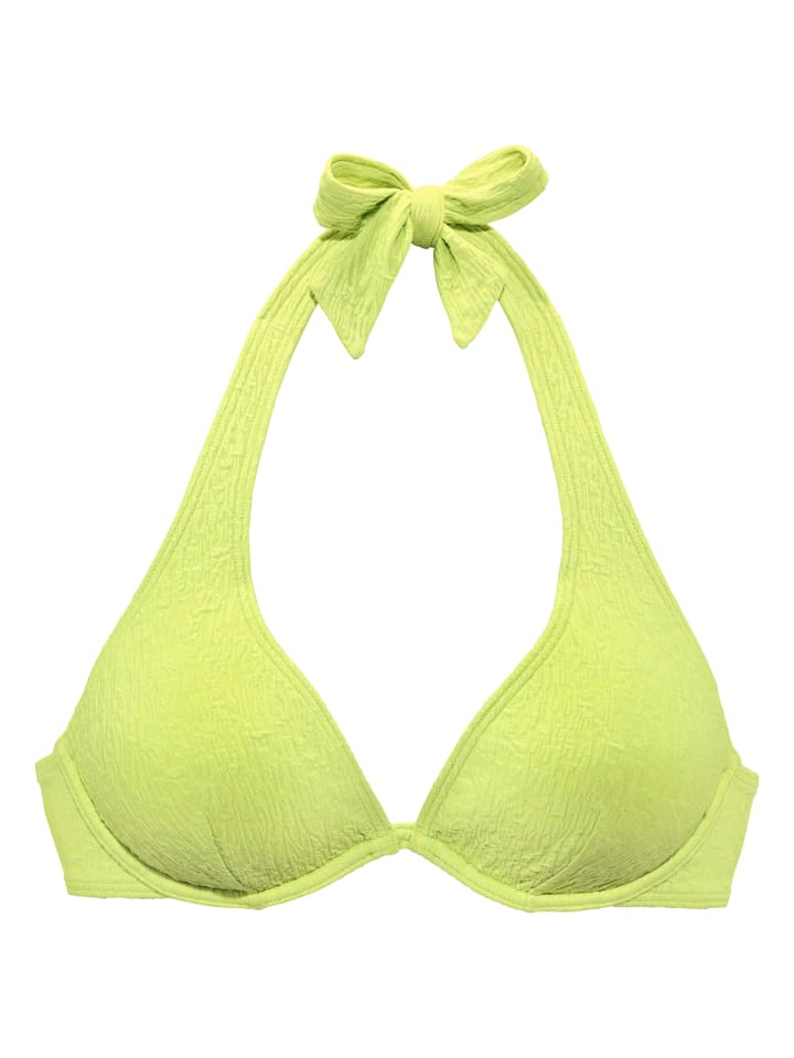 Bügel-Bikini-Top in limette