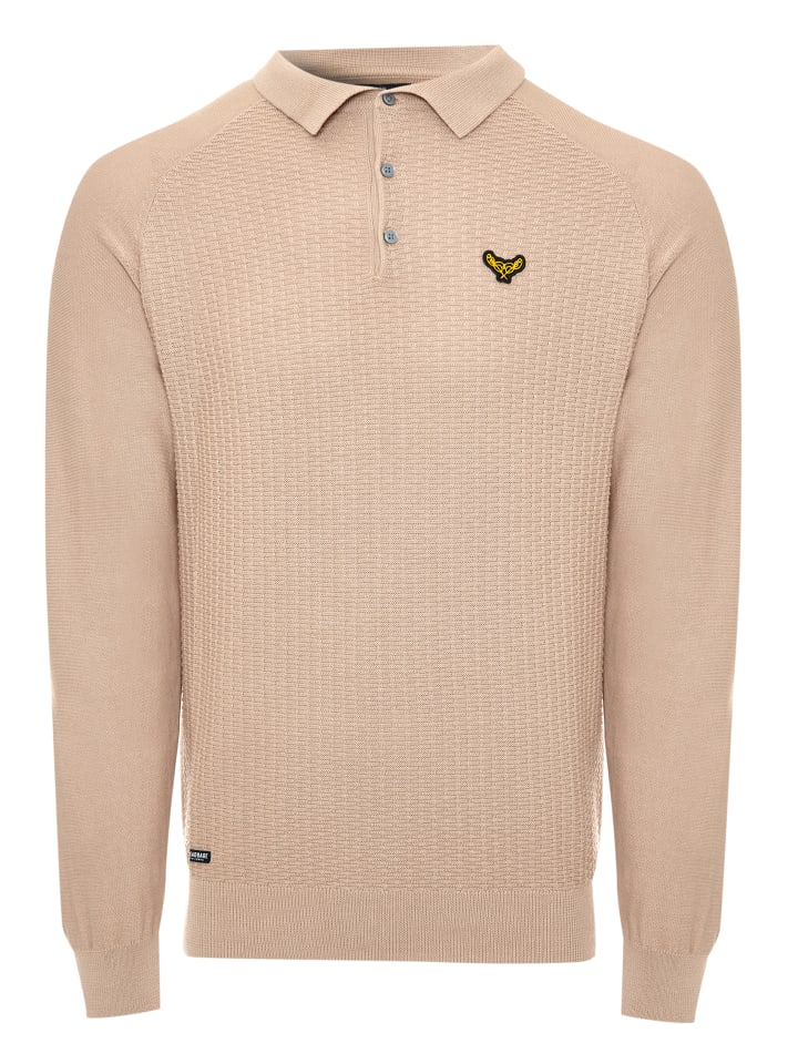 Langarmshirt Thorton in Stone