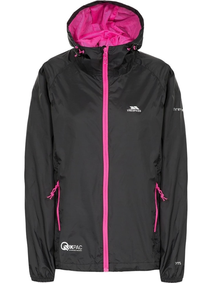 Regenjacke in Schwarz