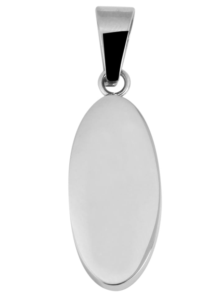 Unisex Anhänger aus Edelstahl in silber