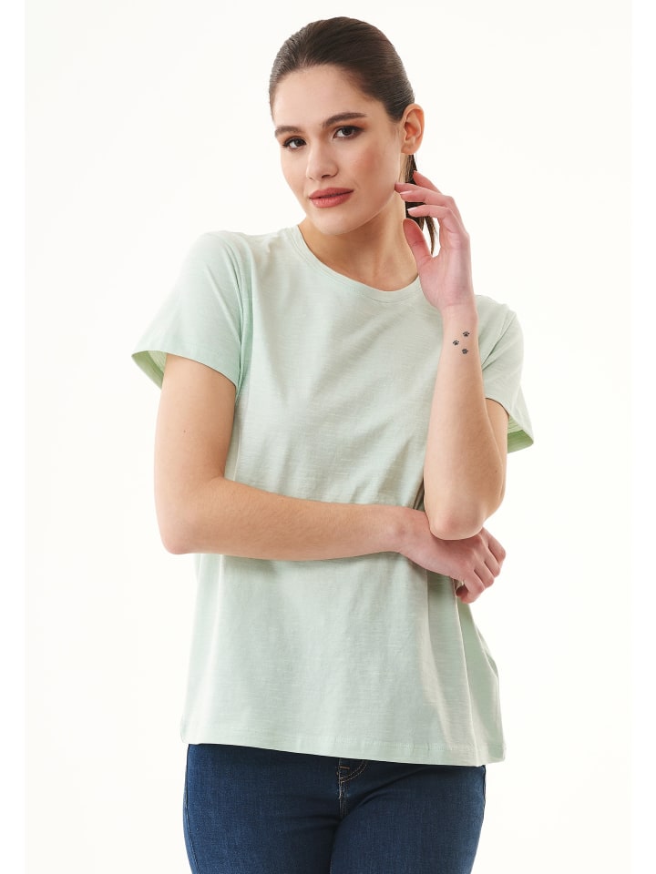 T-Shirt "WCASUAL001" in Aquagrün