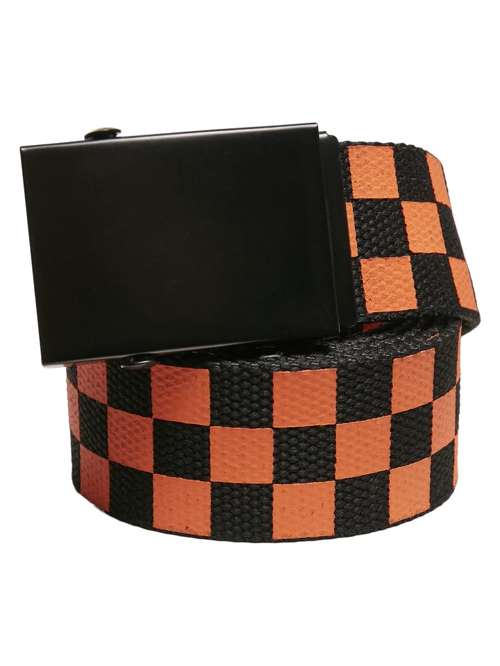Belt in black/orange