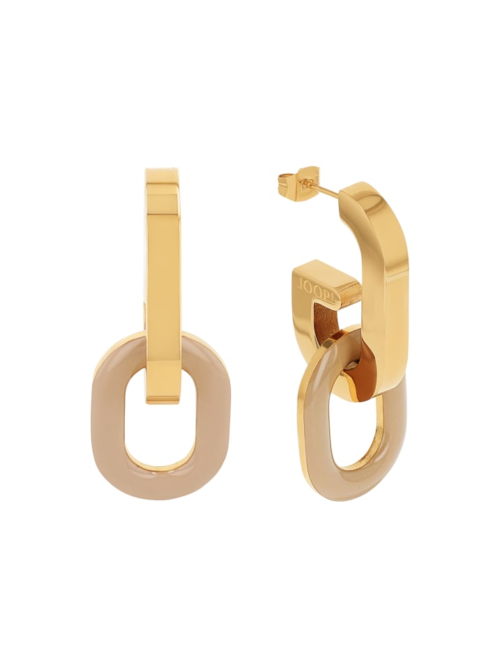 Ohrhänger Edelstahl, IP Gold in Gold