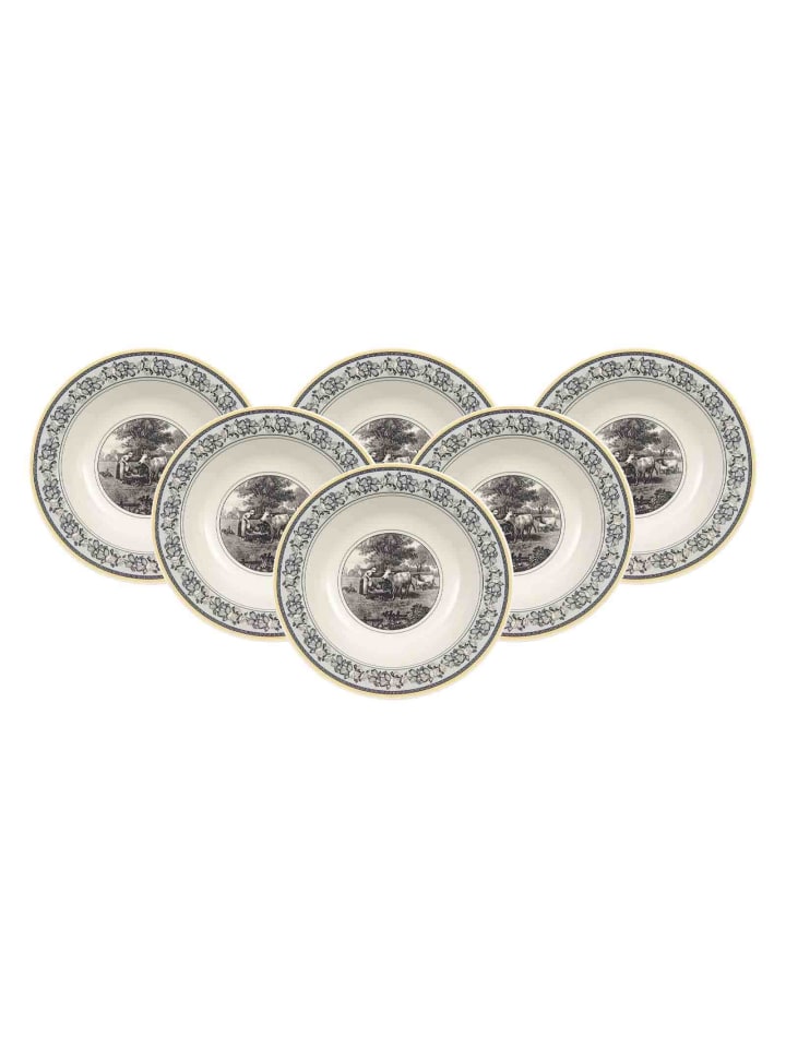 6er Set Salatschalen Audun Ferme in Bunt ø 19,9 cm