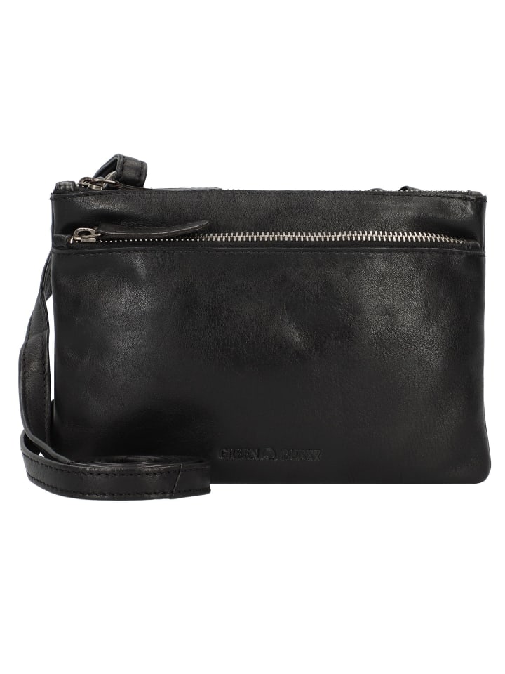 Colombiana Umhängetasche Leder 23 cm black