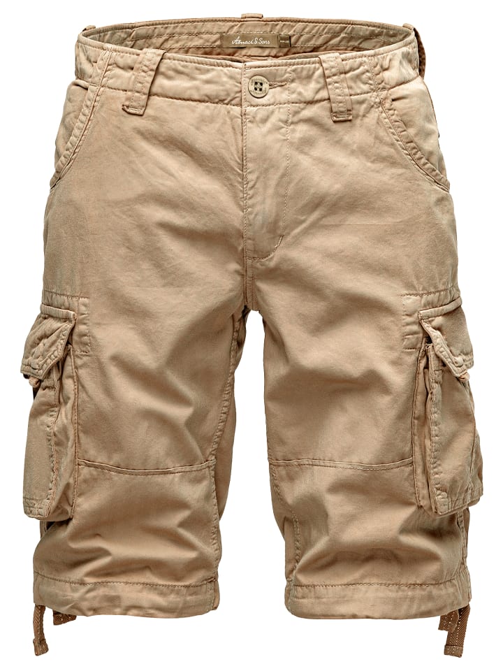 Cargoshorts CRYSTAL in Beige