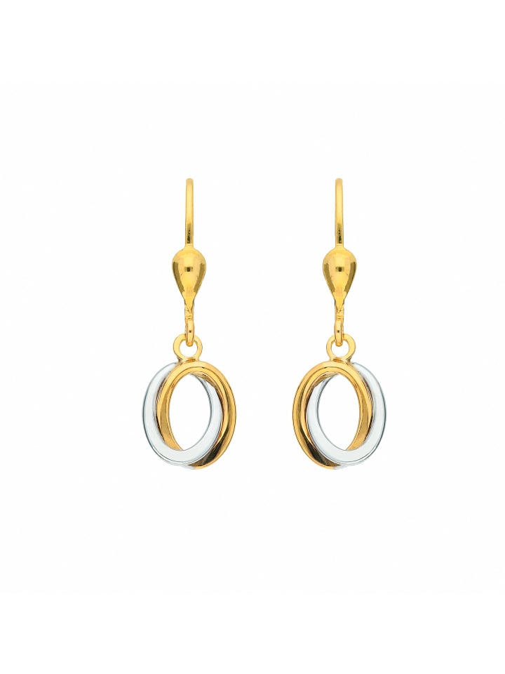 Damen 333 Gold Ohrringe / Ohrhänger in gold
