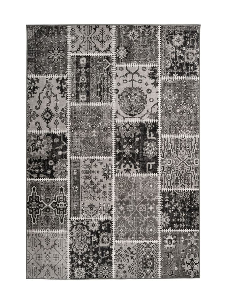 Wohnzimmer Teppich – Kurzflorteppich Ariya 425 in grau - rechteckig