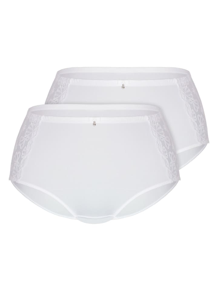2er Pack Taillenslip in white