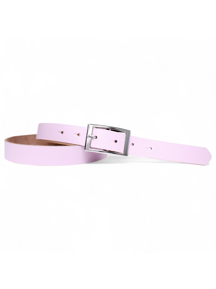 Ledergürtel in Rosé