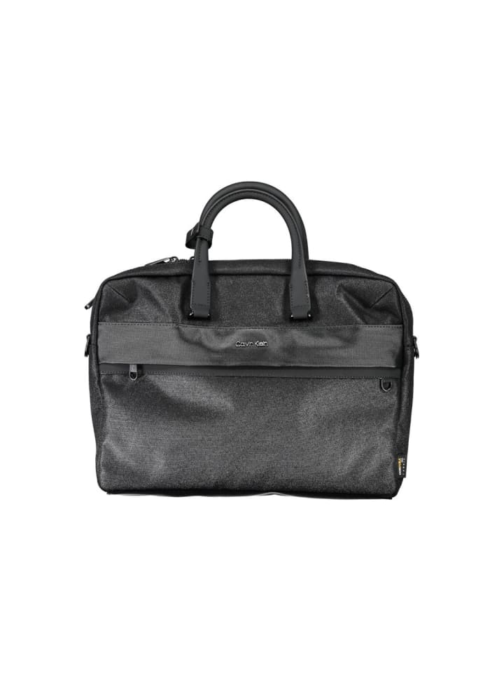 Schwarz Polyester Herren Aktentasche