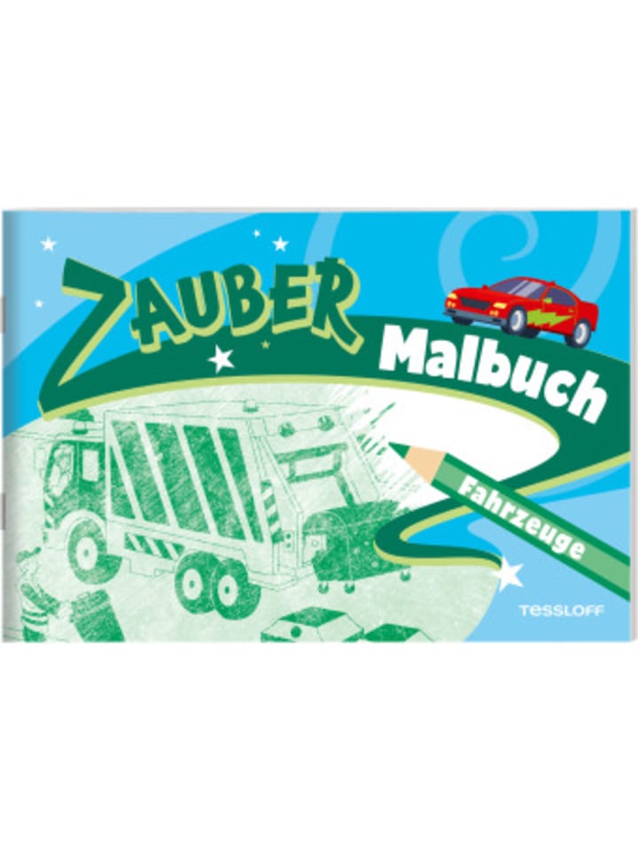 Buch - Zaubermalbuch. Fahrzeuge