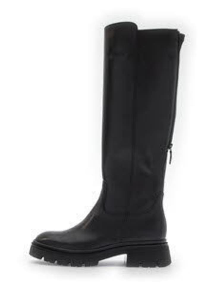 Damen Stiefel/Boots ungefüttert sportliche Stiefel F in Schwarz