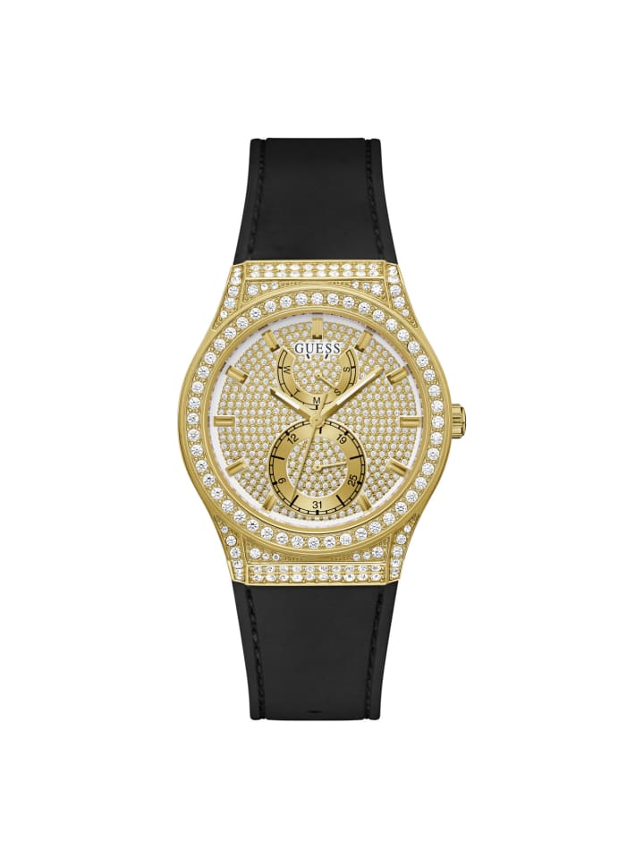 Multifunktionsuhr Princess schwarz/goldfarben 39 mm in gold