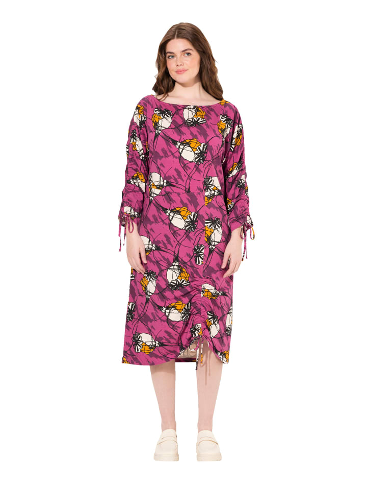 Midikleid in fuchsia