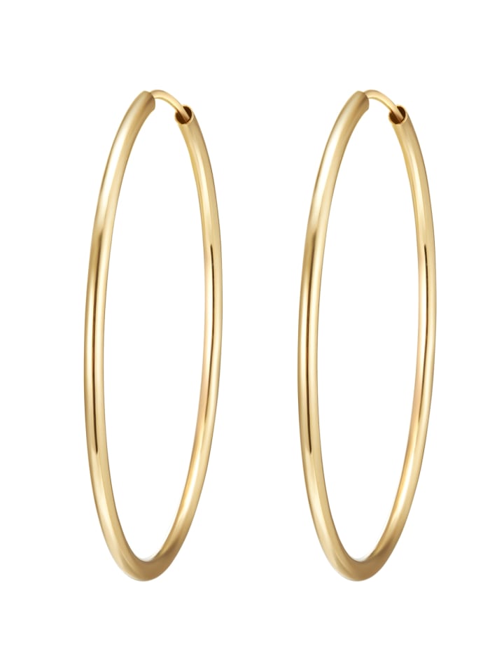Creolen aus Sterling Silber in gelbgold
