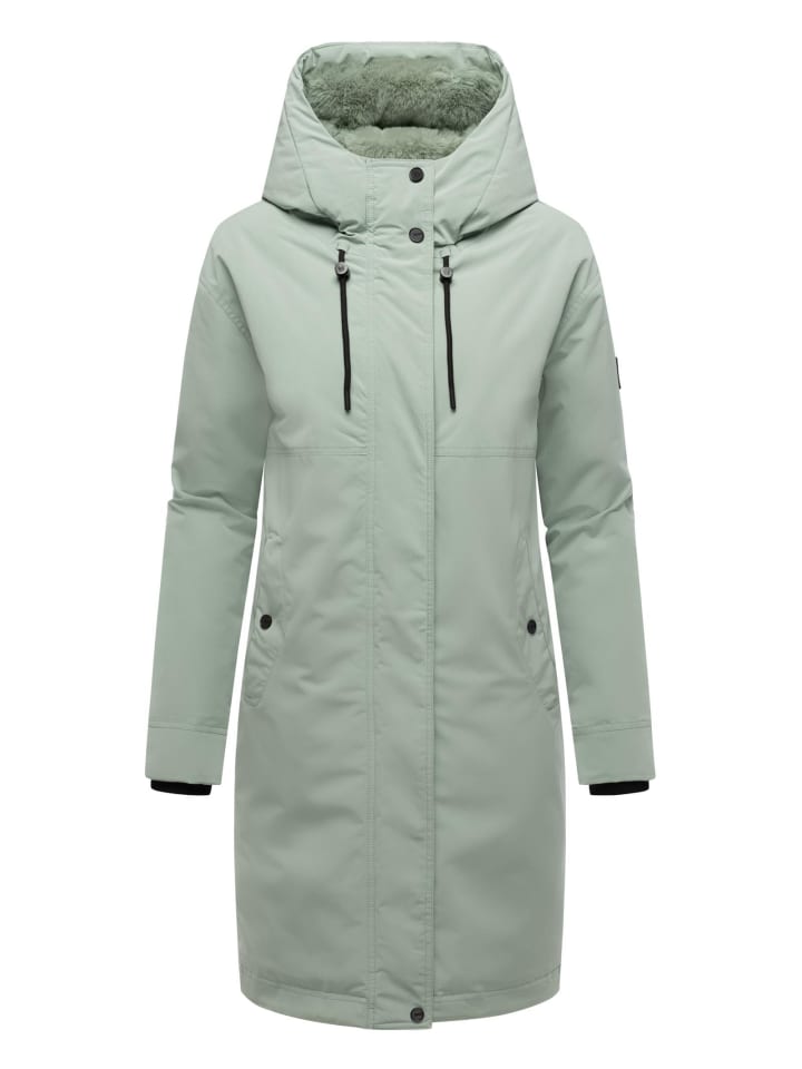 Wintermantel Hageltanz 14 in Smokey Mint