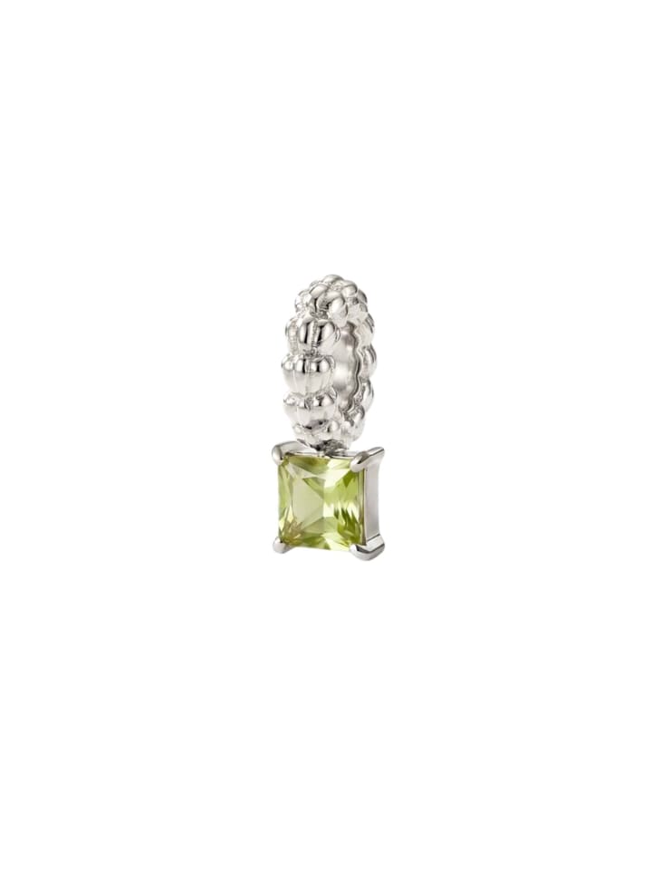 Charm LEI Geburtsstein August Peridot Silber