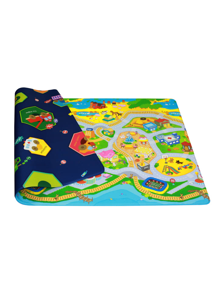 Spielmatte "My Town" in Bunt - (L) 230 x (B) 140 cm x (H) 15 mm