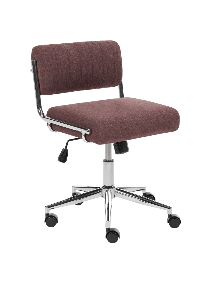 Bürostuhl ARLOFT in Rot/Silber/Schwarz - (W) 60 x (H) 73 x (L) 60 cm