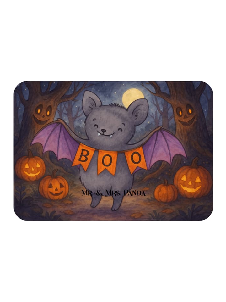 Kühlschrankmagnet Fledermaus Boo Design ohne Sp... in Weiß