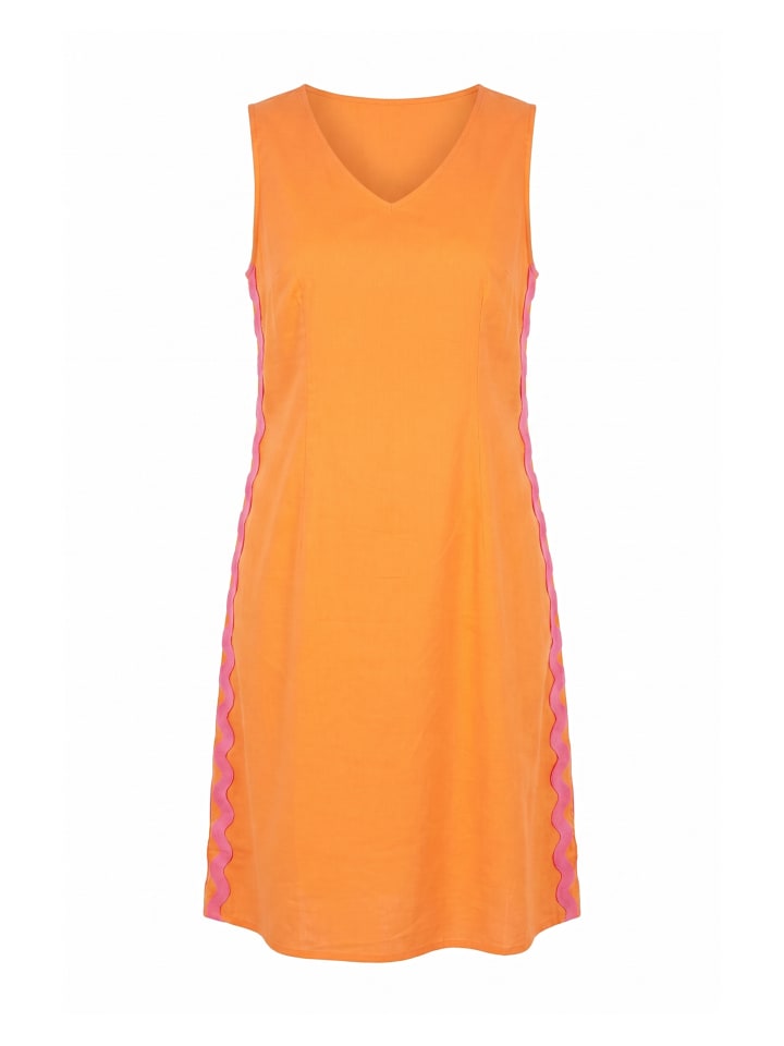 Kleid in orange