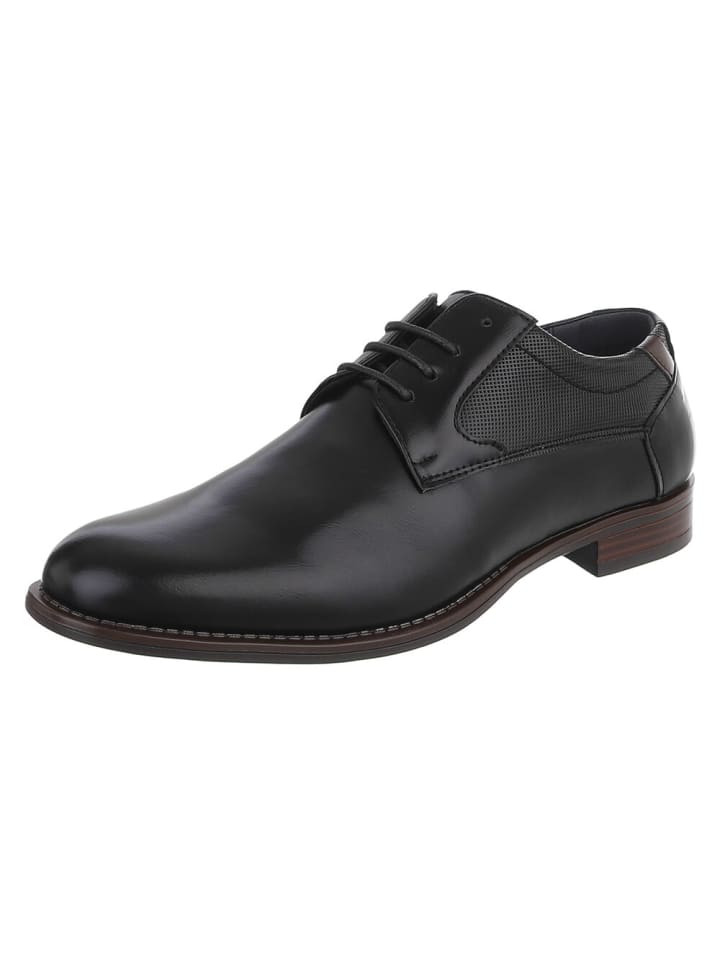 Halbschuh in Schwarz