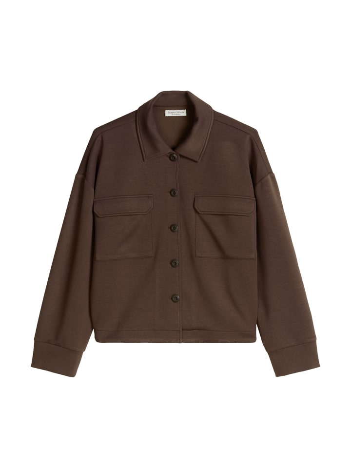 Pyjamaoberteil Modal Allure in chocolate brown