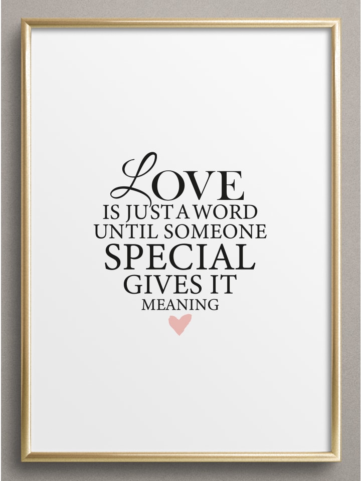 Poster / Kunstdruck "Someone special" I Ohne Rahmen