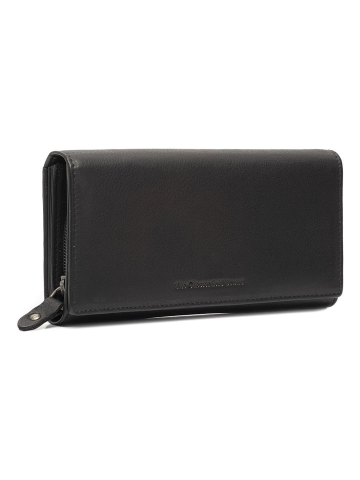 Valetta Geldbörse RFID Schutz Leder 18 cm schwarz