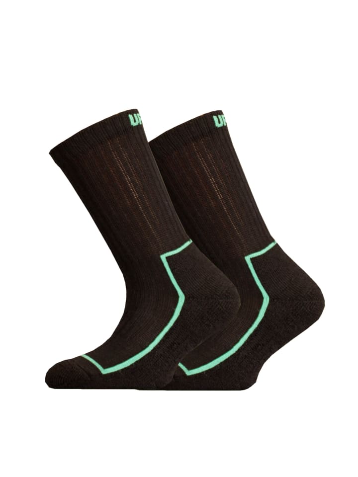 Wander-Socke SAANA JR 2er Pack in Black