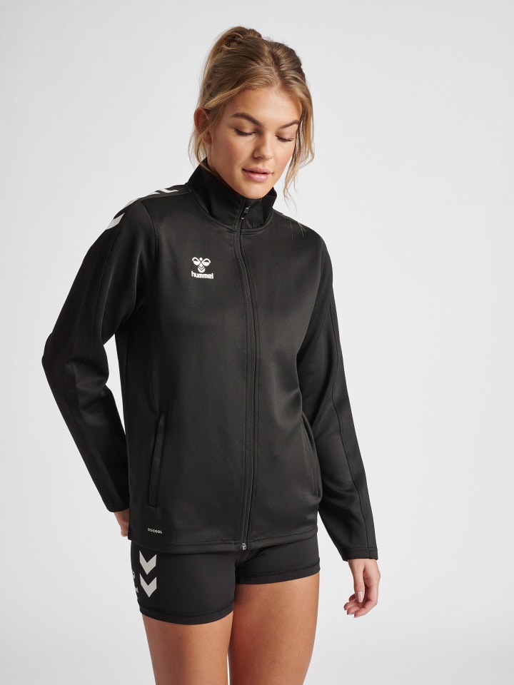 Reißverschluss Jacke Hmlcore Damen in BLACK/BLACK
