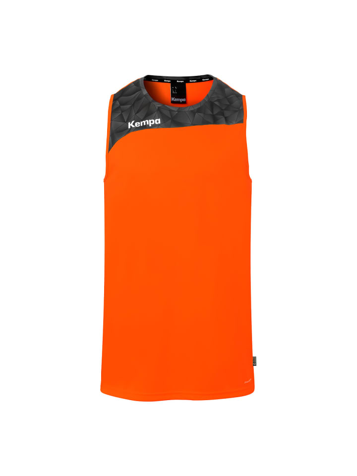 TankTop Athletics 29 in fluo orange/schwarz