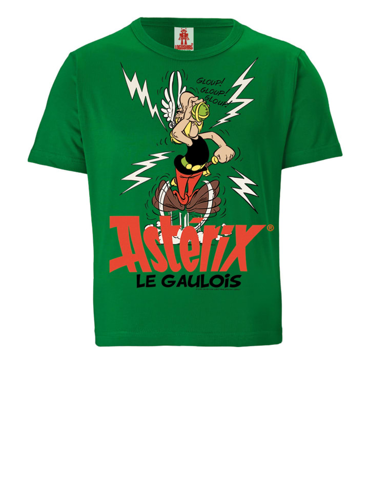 T-Shirt Asterix le Gaulois in grün