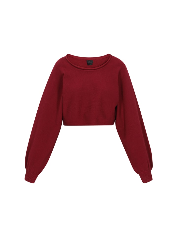 Women Sweater in burgundy