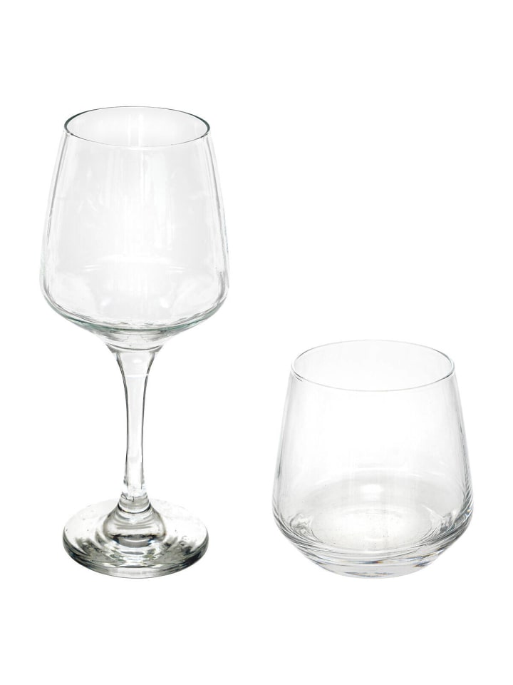 Gläser in transparent