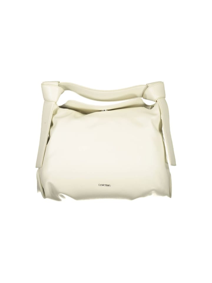 Beige Polyester Damen Handtasche
