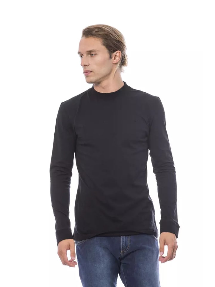 Braun Schwarz Baumwolle Herren Pullover