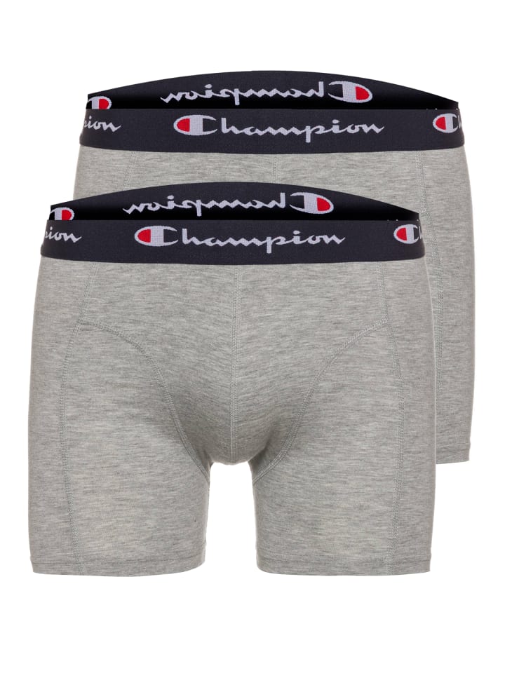 Boxershorts 2pk Boxer in Light Grey Melange 3390