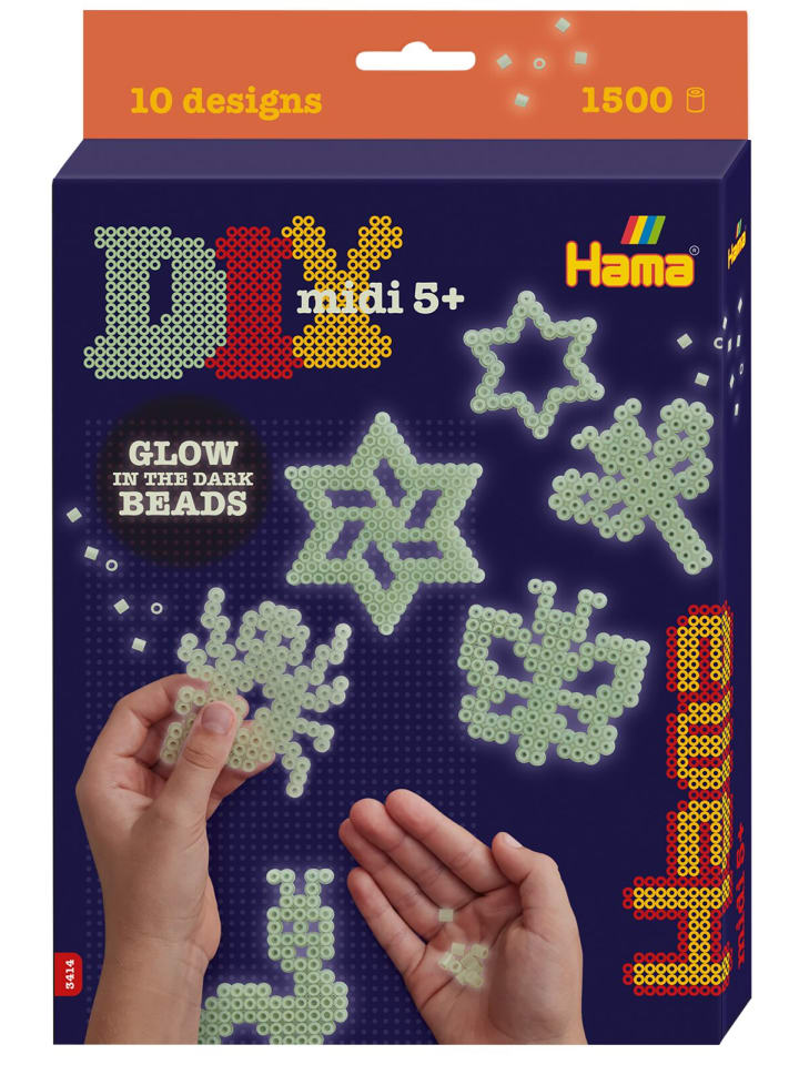 Geschenkpackung Nachtleuchtend Midi-Bügelperlen - ab 5 Jahren