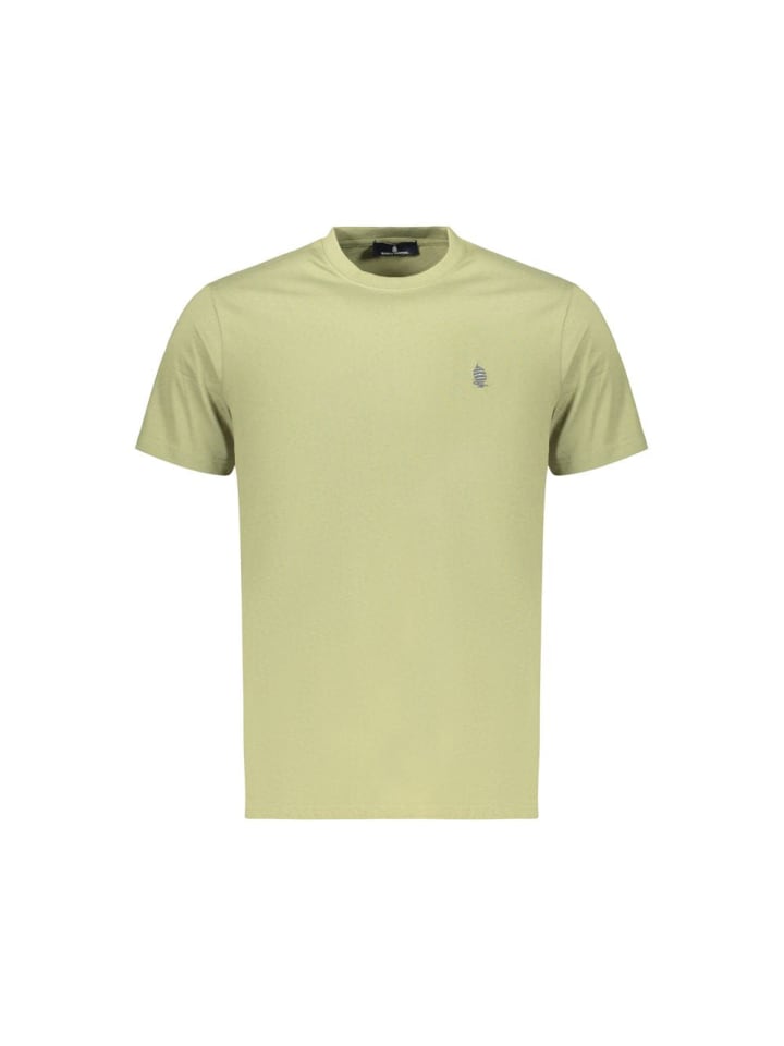 Grün Baumwolle Herren T-Shirt