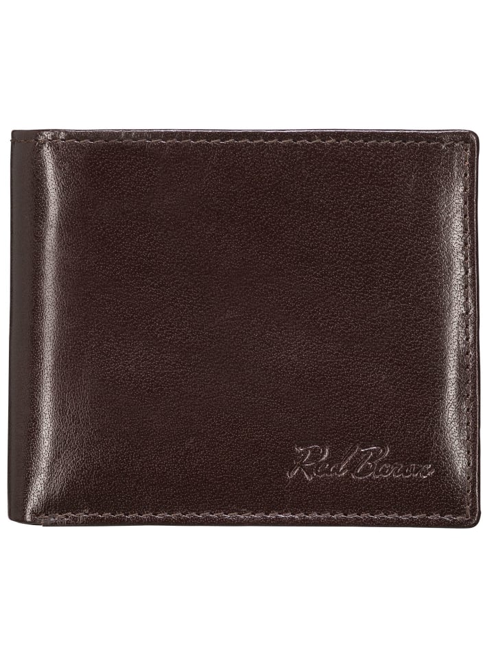 Portemonnaie in Braun - (L) 12 x (B) 10 cm