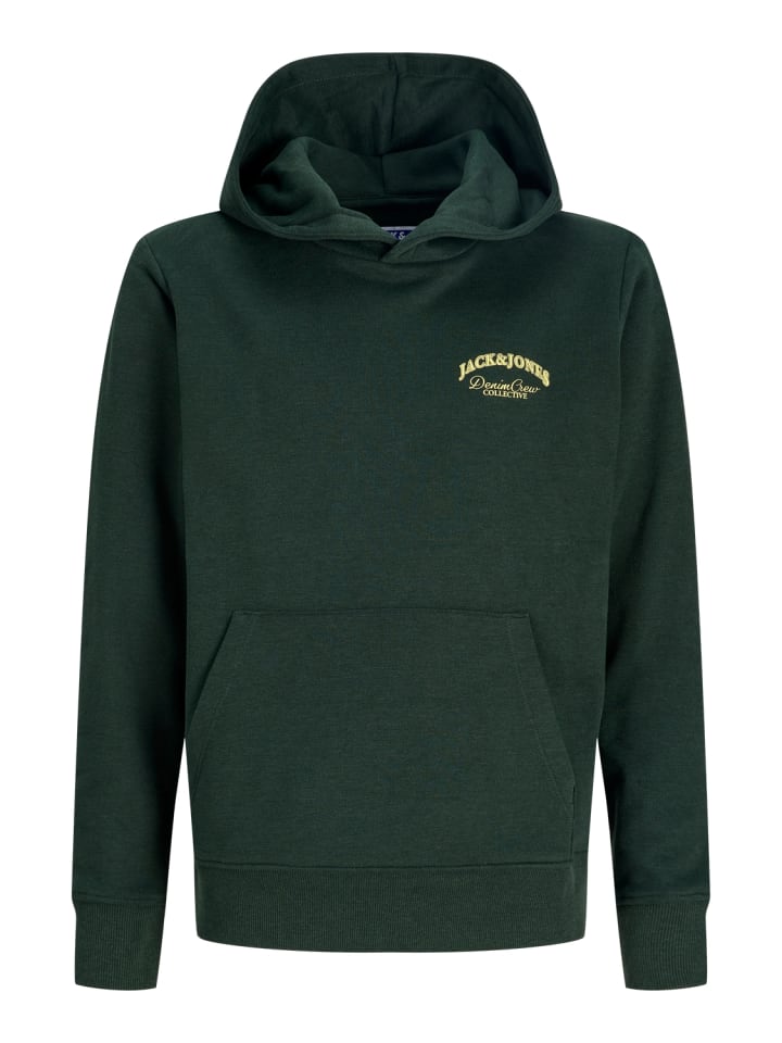 Hoodie JJEBRANDES BACKP RELAXED SWEAT in scarab