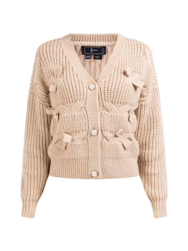 Damen Strickjacke in Beige