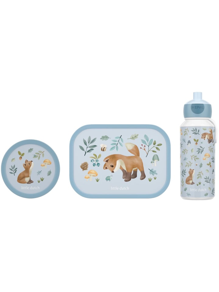 3-tlg. Lunchset Campus in Forest Friends