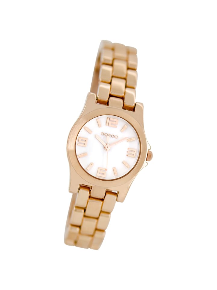 Analog-Armbanduhr Oozoo Timepieces rosegold klein (ca. 25mm)