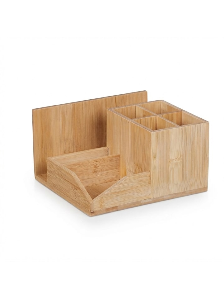 Schreibtisch Organizer in Natur - (B)21 x (H)11 x (T)19 cm