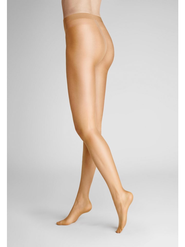 Feinstrumpfhose Simply Shine 15 2-Pack transparent schimmernd in Skin
