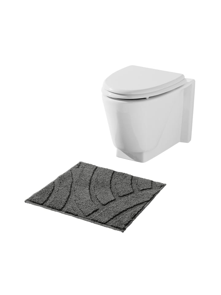 WC-Vorlage Napa in anthrazit
